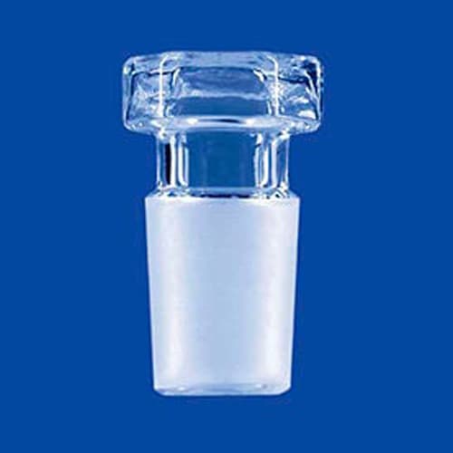 Stopper Hollow with Flat Bottom - Laboratory Glassware for Scientific Applications | Glacierindia